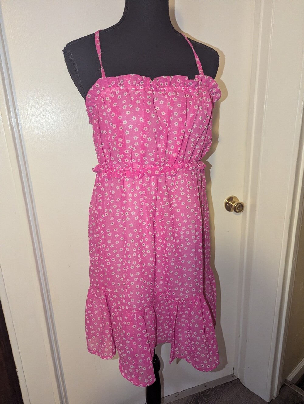 Y2K Fairy Babydoll Pink Dress - Picture 10 of 12
